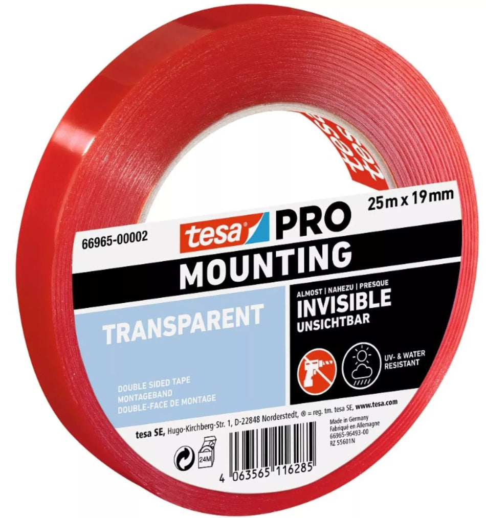 tesa 66965 PRO Mounting Transparent - productafbeelding