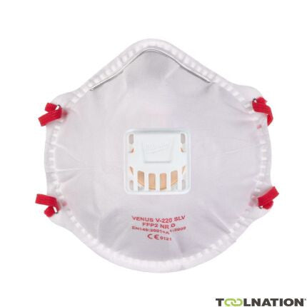 Milwaukee 8548 Masker FFP2 ventiel, 10st