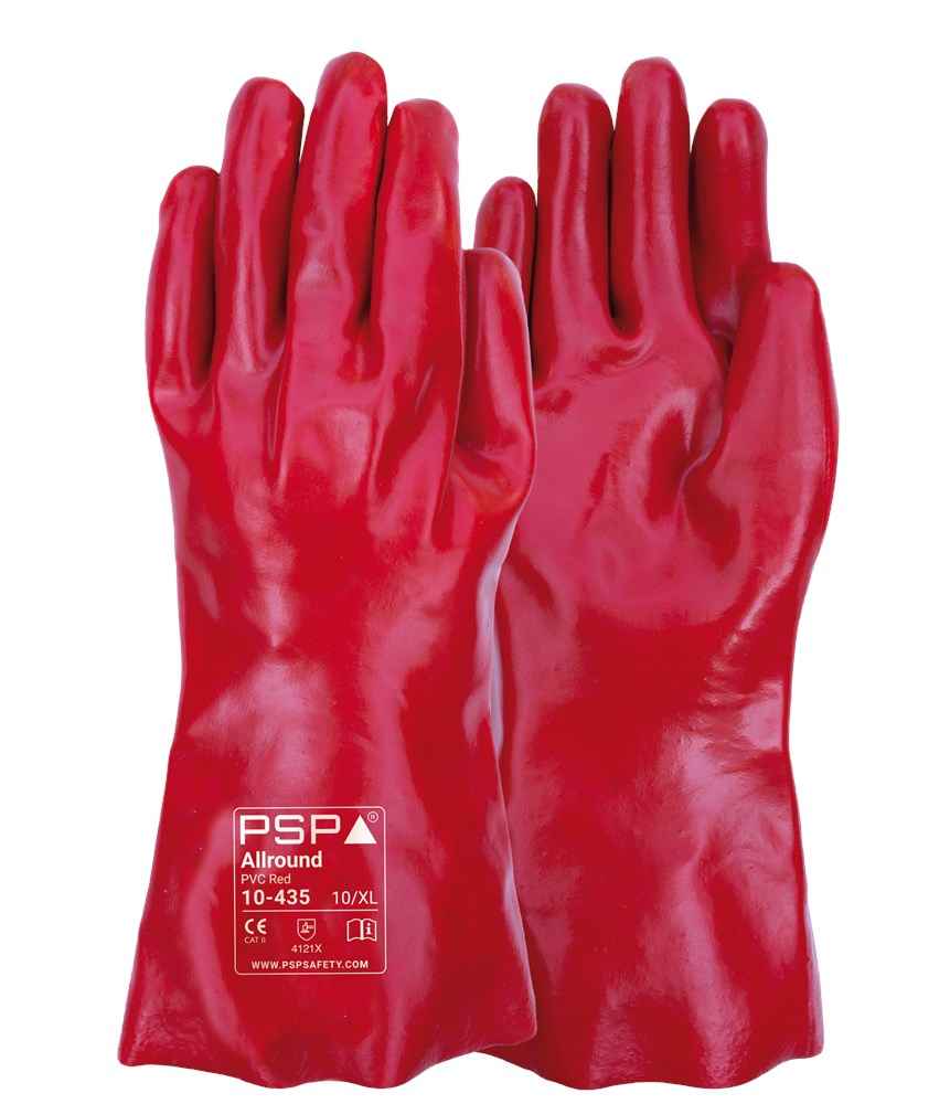 10-435 Allround PVC Red Werkhandschoen - Duopro.nl