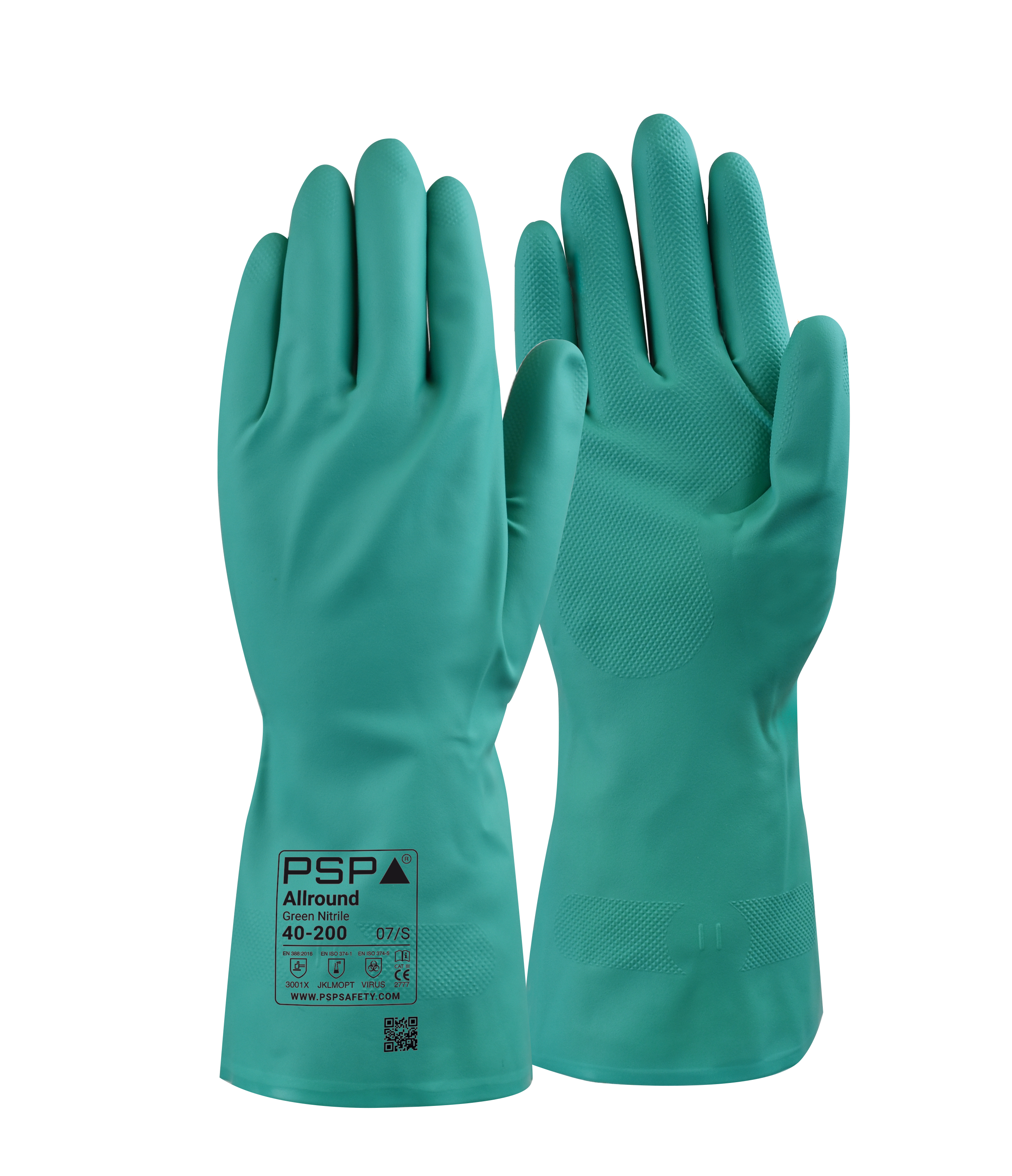 PSP 40-200 Groene Nitril 33cm Cat.3, 7