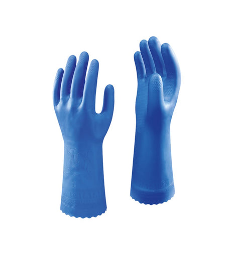 Showa 170 PVC blauw, mt 10-XL