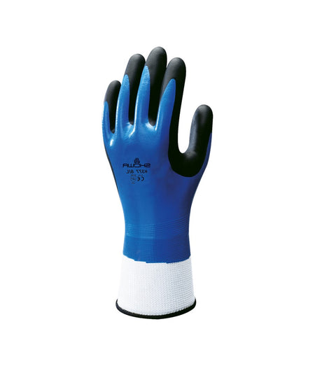 Showa 377 Nitrile Foam bl./zwart, 7-M