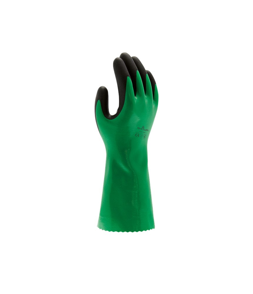 Showa 379 Nitrile Foam groen/zw., 9-L