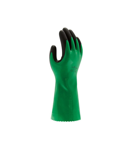 Showa 379 Nitrile Foam groen/zw., 10-XL