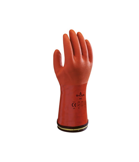 Showa 465 PVC Cold oranje, mt 10-XL