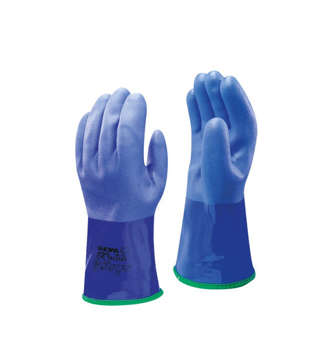 Showa 490 PVC Cold blauw, mt 9-L