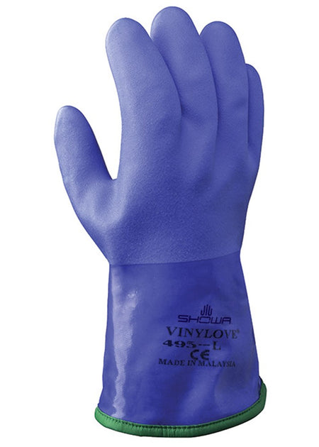 Showa 495 PVC Cold blauw, mt 9-L