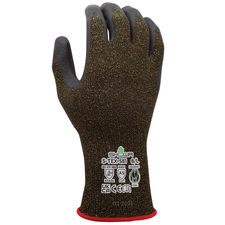 Showa S-TEX 581 grijs/zwart, mt 10-XXL