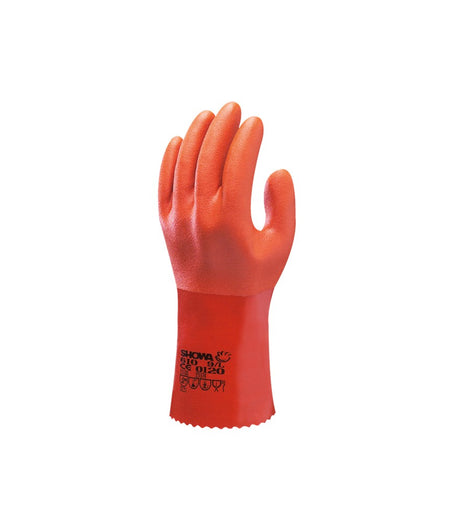 Showa 610 PVC oranje, mt 10-XL