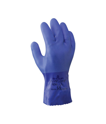 Showa 650 PVC blauw, mt 9-L