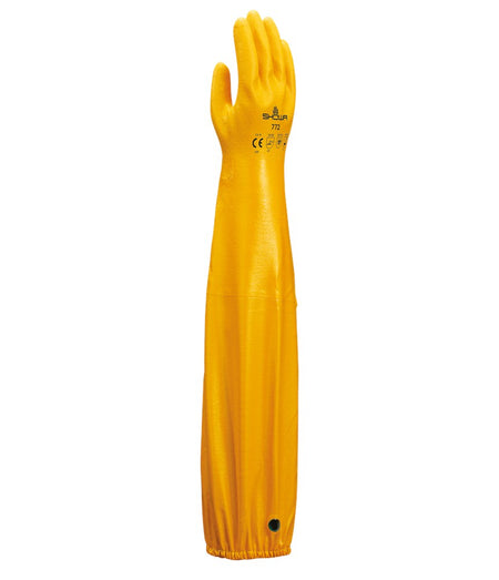 Showa 772 Nitril 65 geel, mt 10-XL