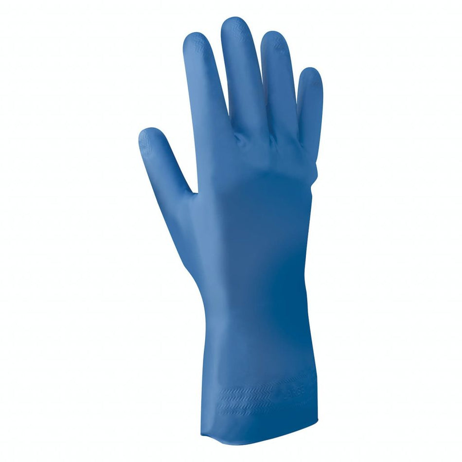 Showa 707FL Nitrile blauw, mt 7/S
