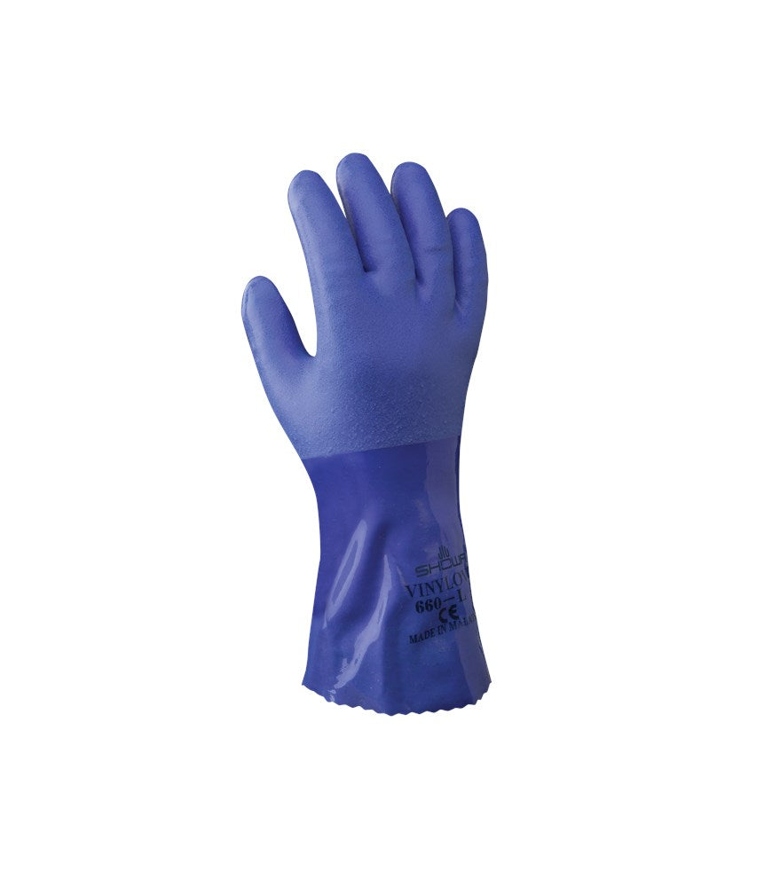 Showa 660 PVC30 blauw, mt 8-M