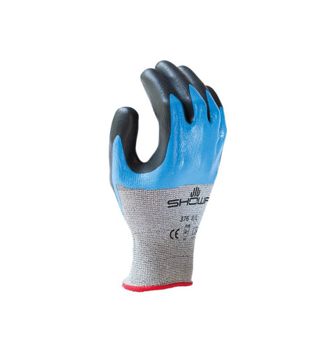 Showa S-TEX 376 blauw/zwart, mt 8-L