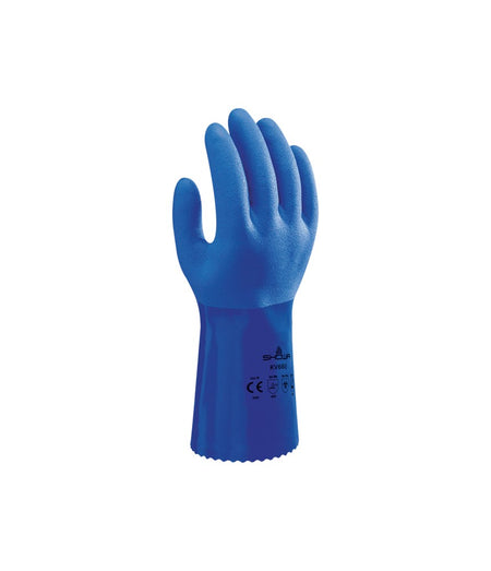 Showa KV660 Kevlar PVC blauw, mt 10-XL