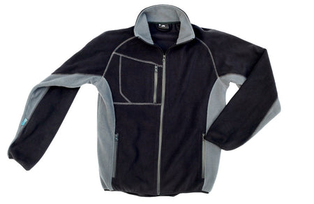 Fleece jack Champ 211 zwart/grijs mt S