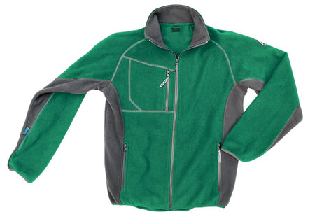 Fleece jack Champ 211 groen/grijs mt XXL
