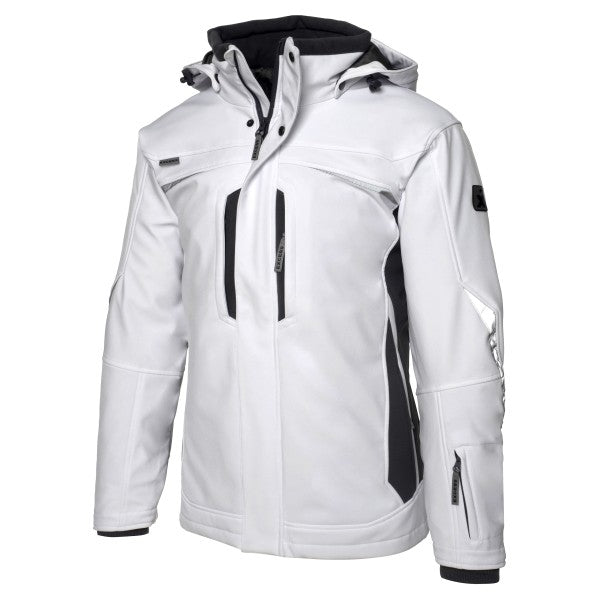 Allrounder Softshell 218 wit/grijs XS