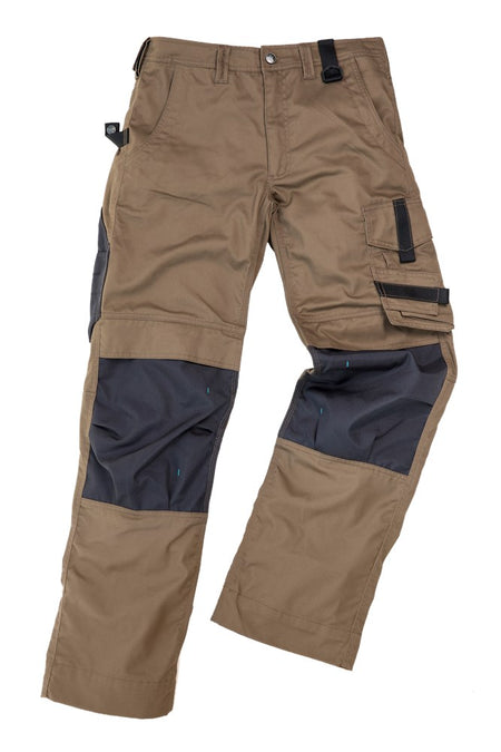 Werkbroek Champ 592 beige/grijs, mt 52