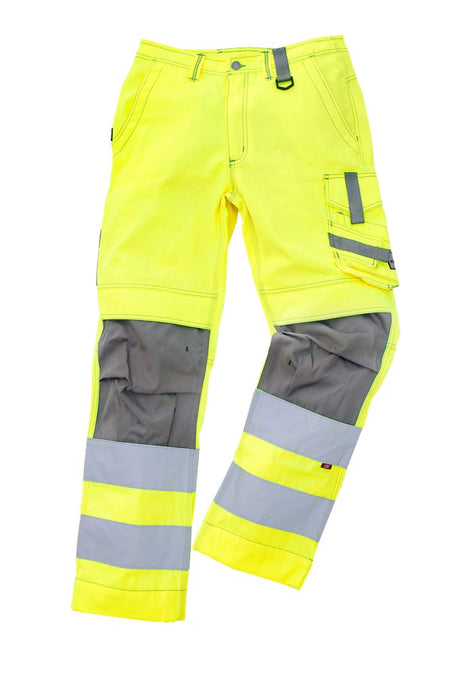 Werkbroek Champ Reflex 592 geel/grijs 44