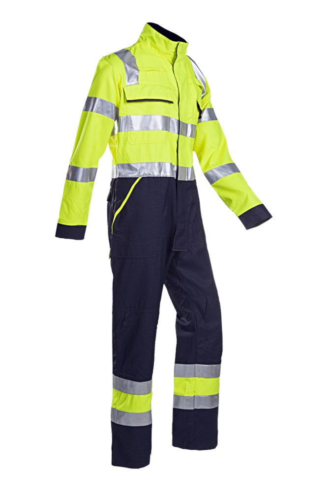 026V Overall Fareins fluo geel/mar R46