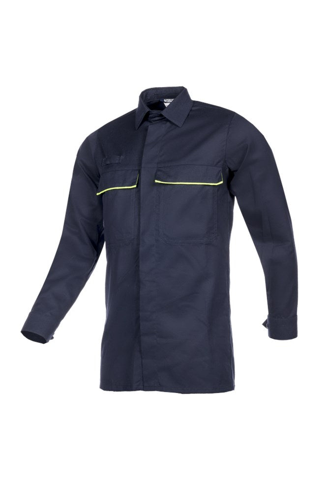 065V Hemd Kendal marineblauw M