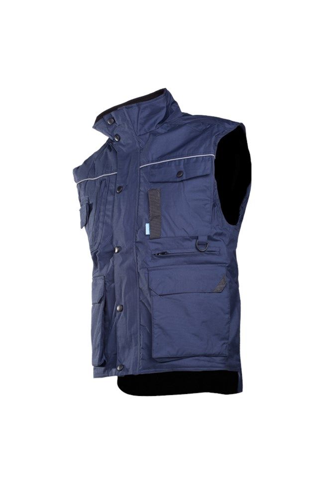 087A Gilet Bernex nassaublauw S