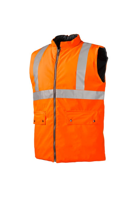 1148 Bodywarmer Arras fluo oranje 2XL