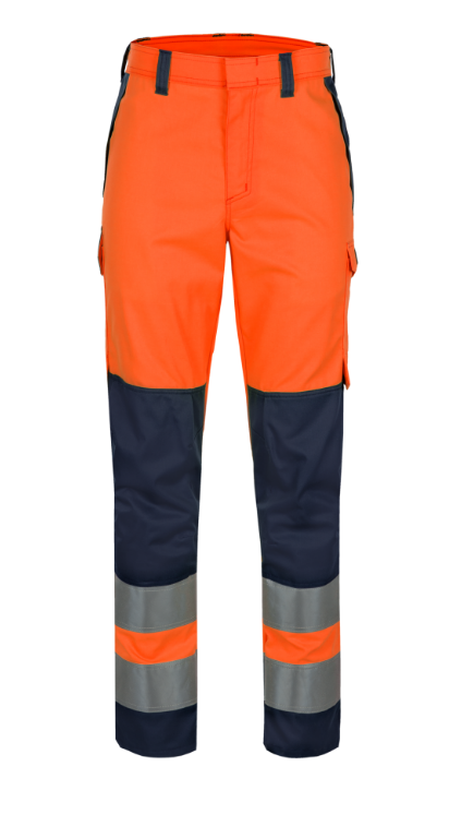 116U Werkbroek Stribor fluo-or./navy P54