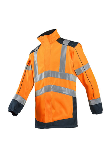 167A Softshell Drayton fl oranje/mar L