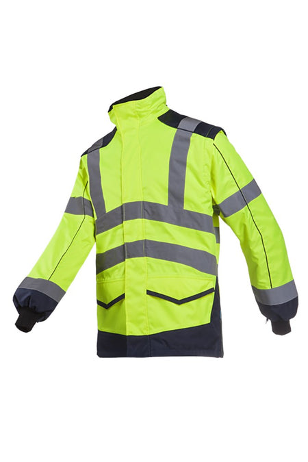 168A Blouson Alford fluo geel/mar 2XL