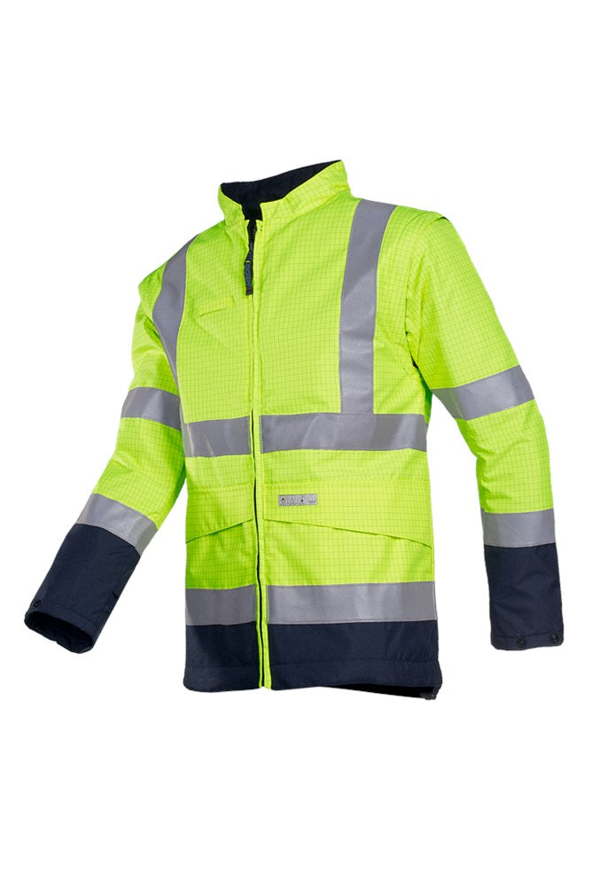 1874 Blouson Oregon fluo geel/marine S