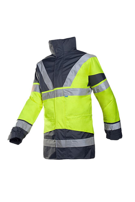 209A Parka Skollfield fluo geel/mar M