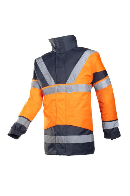 209A Parka Skollfield fl. oranje/mar XL