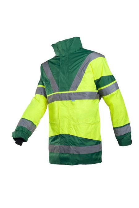 209A Parka Skollfield fl. geel/groen 3XL