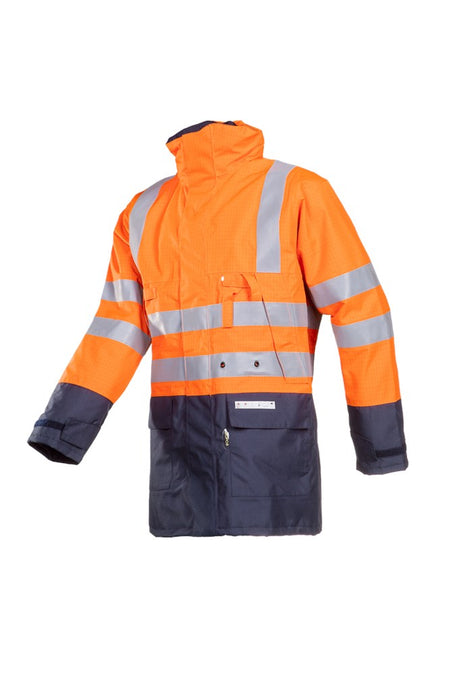 3073 Parka Winseler fluo oranje/mar M
