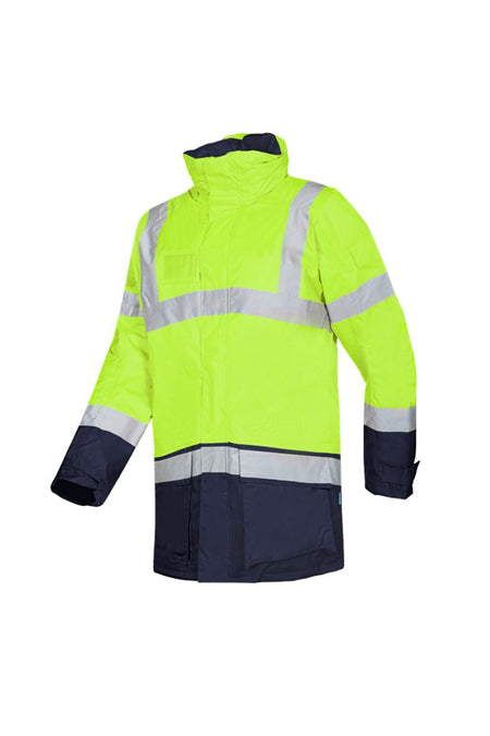 313A Parka Lightflash fluo geel/mar 2XL
