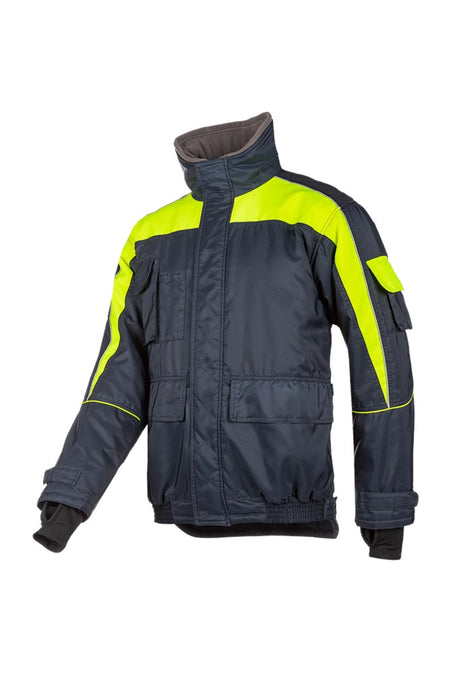 3338 Blouson Nibas fluo geel/marine 3XL