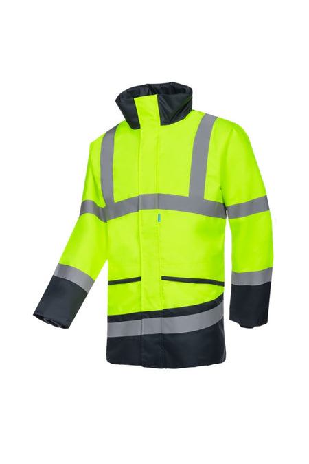 346A Parka Barcley fluo geel/marine L