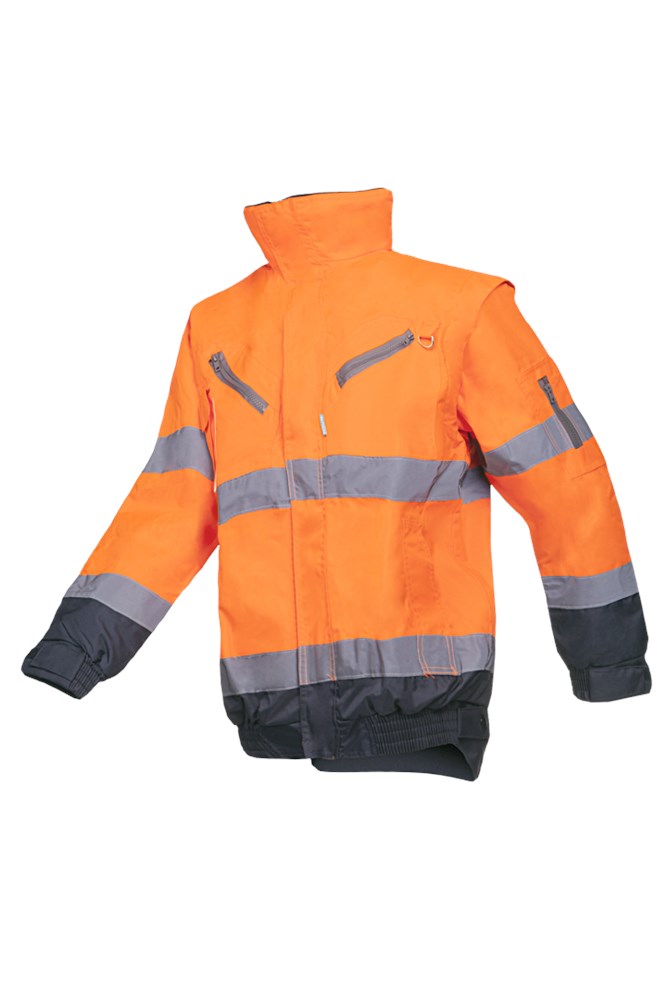 364A Blouson Campbell fl oranje/mar XS