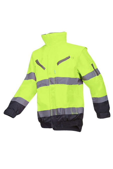 364A Blouson Campbell fluo geel/mar 3XL