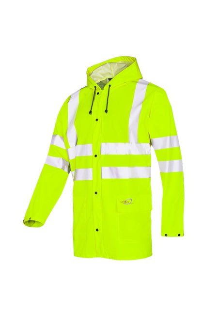 3726 Regenjas Eshton fluo geel 3XL
