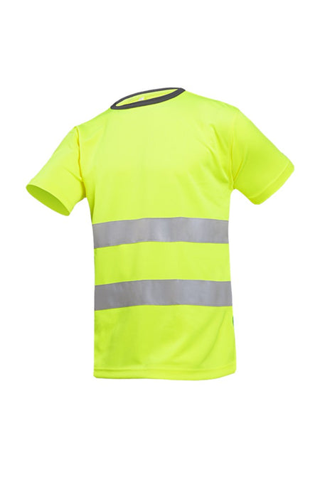3867 T-shirt Cartura fluo geel XL