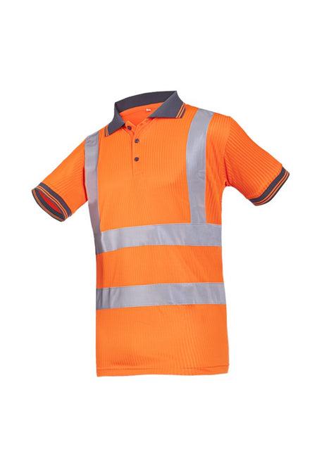 3879 Polo Molina fluo oranje 3XL