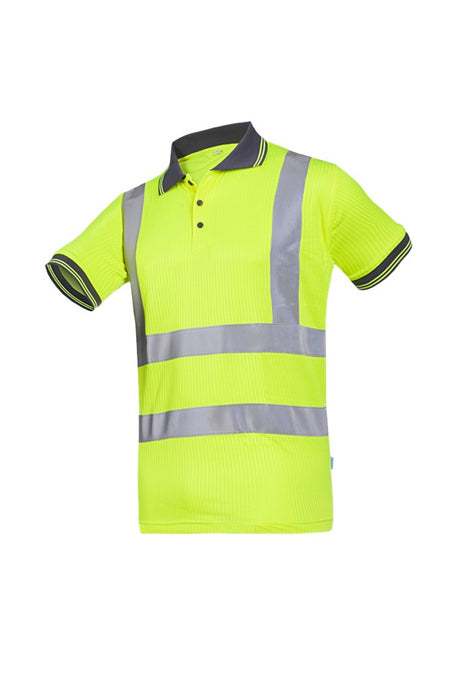 3879 Polo Molina fluo geel XL