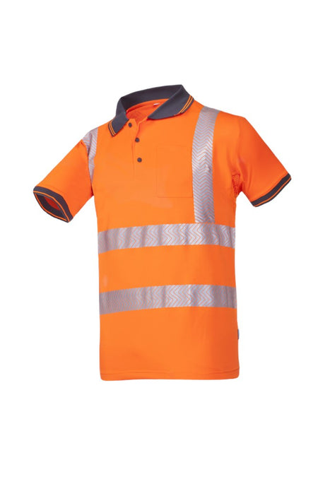 3882 Polo Rotto fluo oranje XL