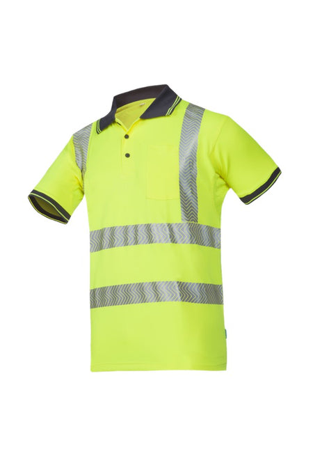 3882 Polo Rotto fluo geel 4XL