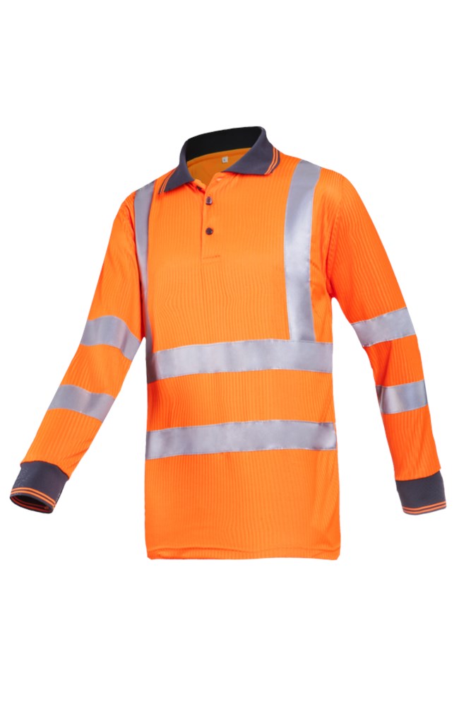 3883 Polo Olgiata fluo oranje S