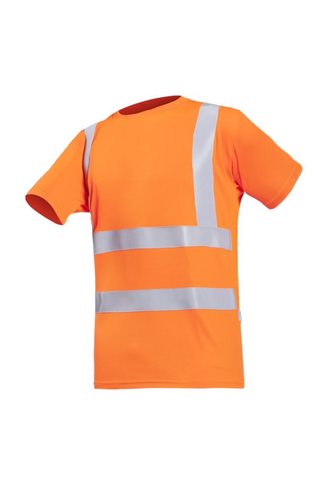 3885 T-shirt Omero fluo oranje S