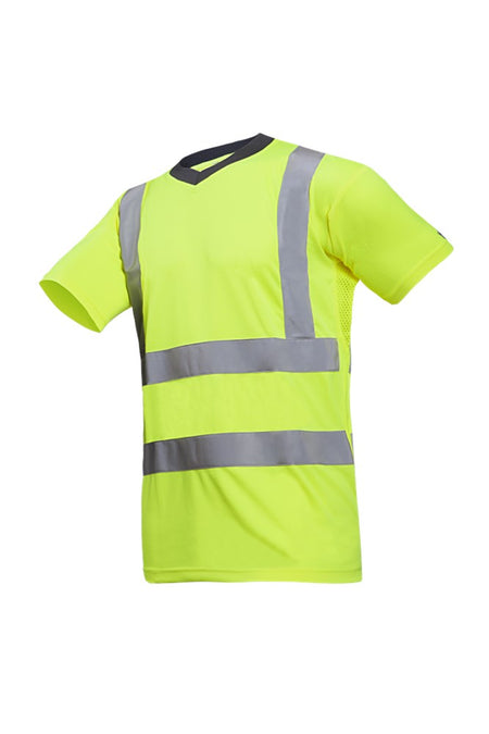 3888 T-shirt Oria Fluo Geel 2XL